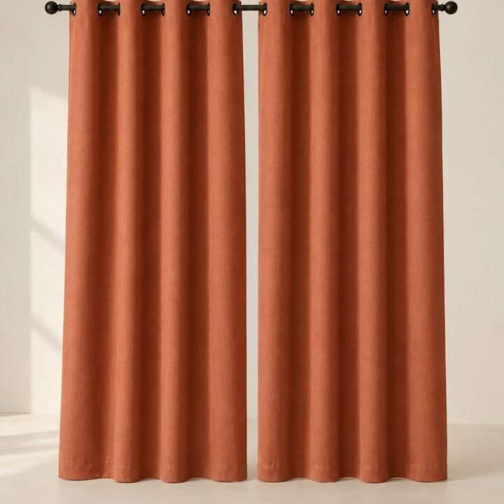 Blackout Curtain Pair · Clay