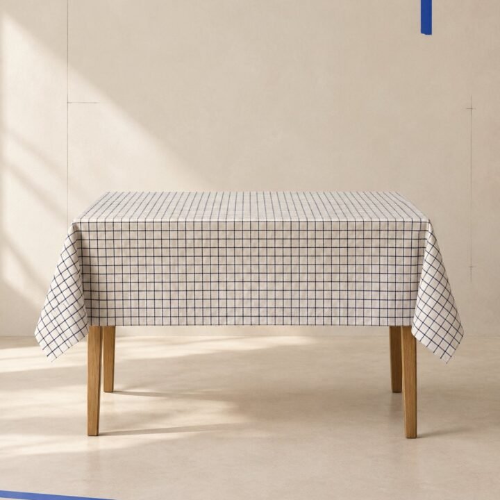 Check Cotton Tablecloth