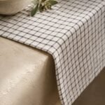 Check Cotton Tablecloth — fabric detail