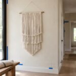 Cotton Fringe Wall Hanging — shown in use