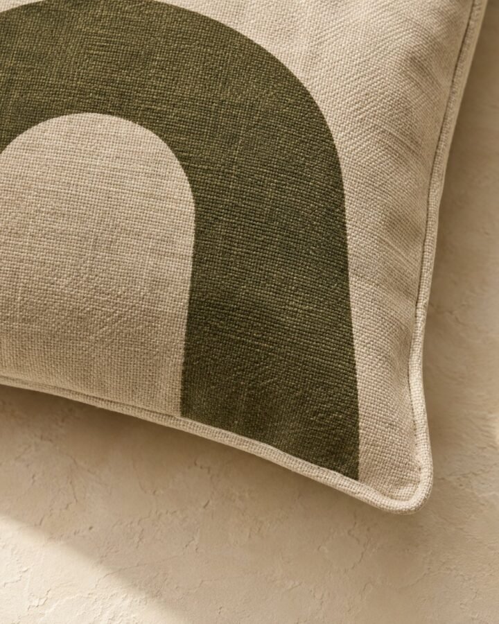Doorway Arch Cushion Cover — fabric detail