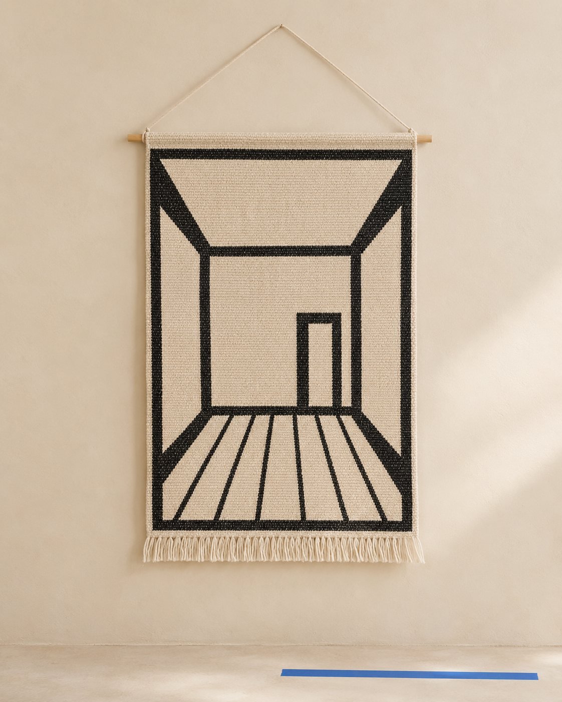 Floor Plan Woven Wall Hanging