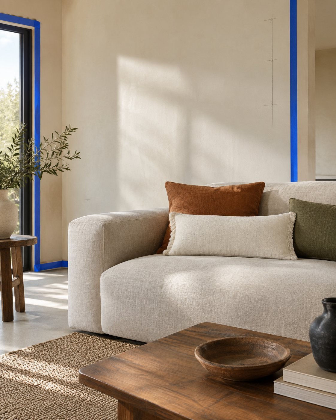Fringe Edge Lumbar Cover — shown in use