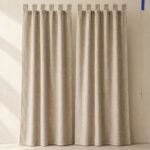 Linen-Blend Curtain Pair