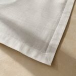 Long Table Cotton Tablecloth — fabric detail