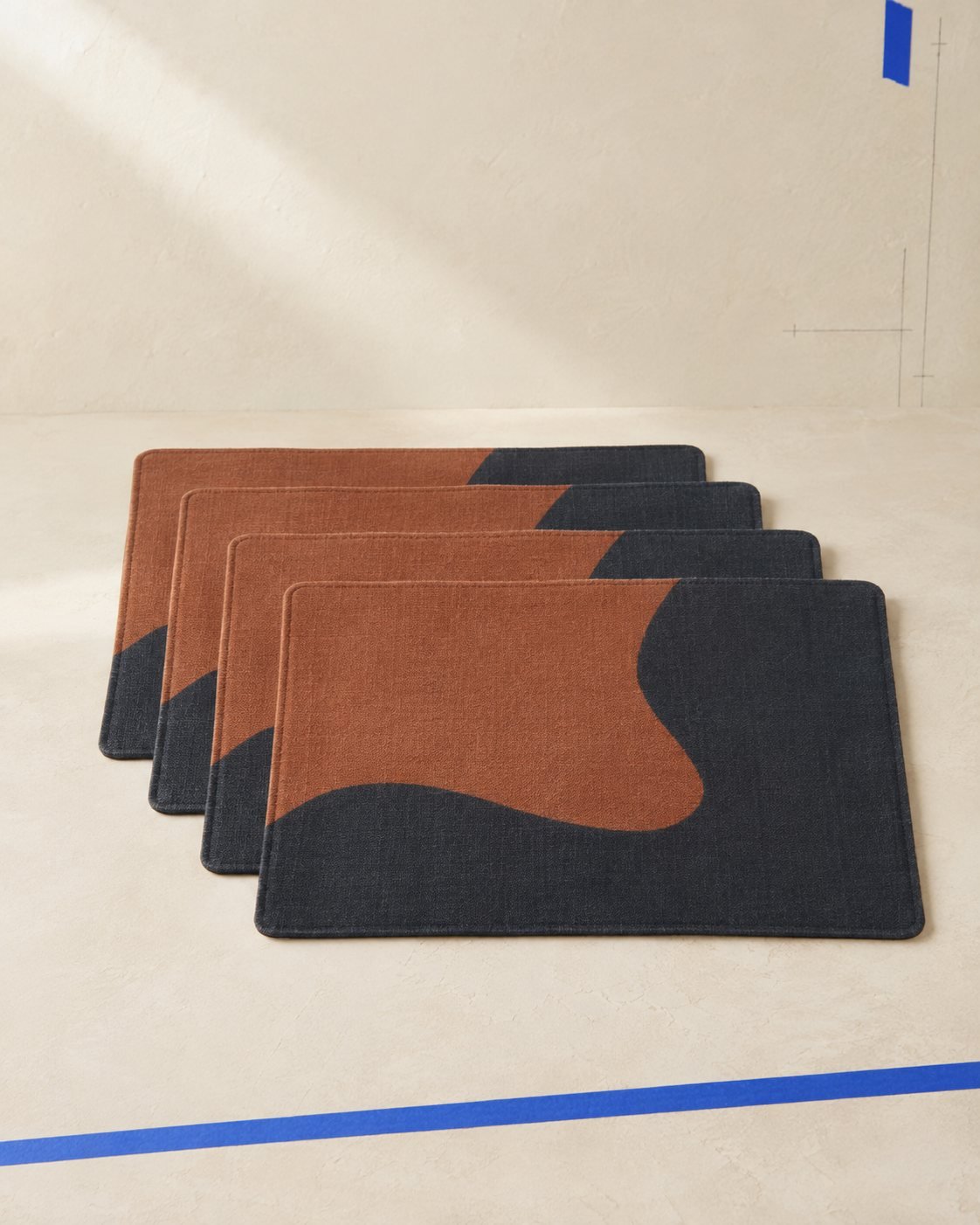 Set of 4 Coated Placemats