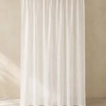 Sheer Voile Panel · Chalk
