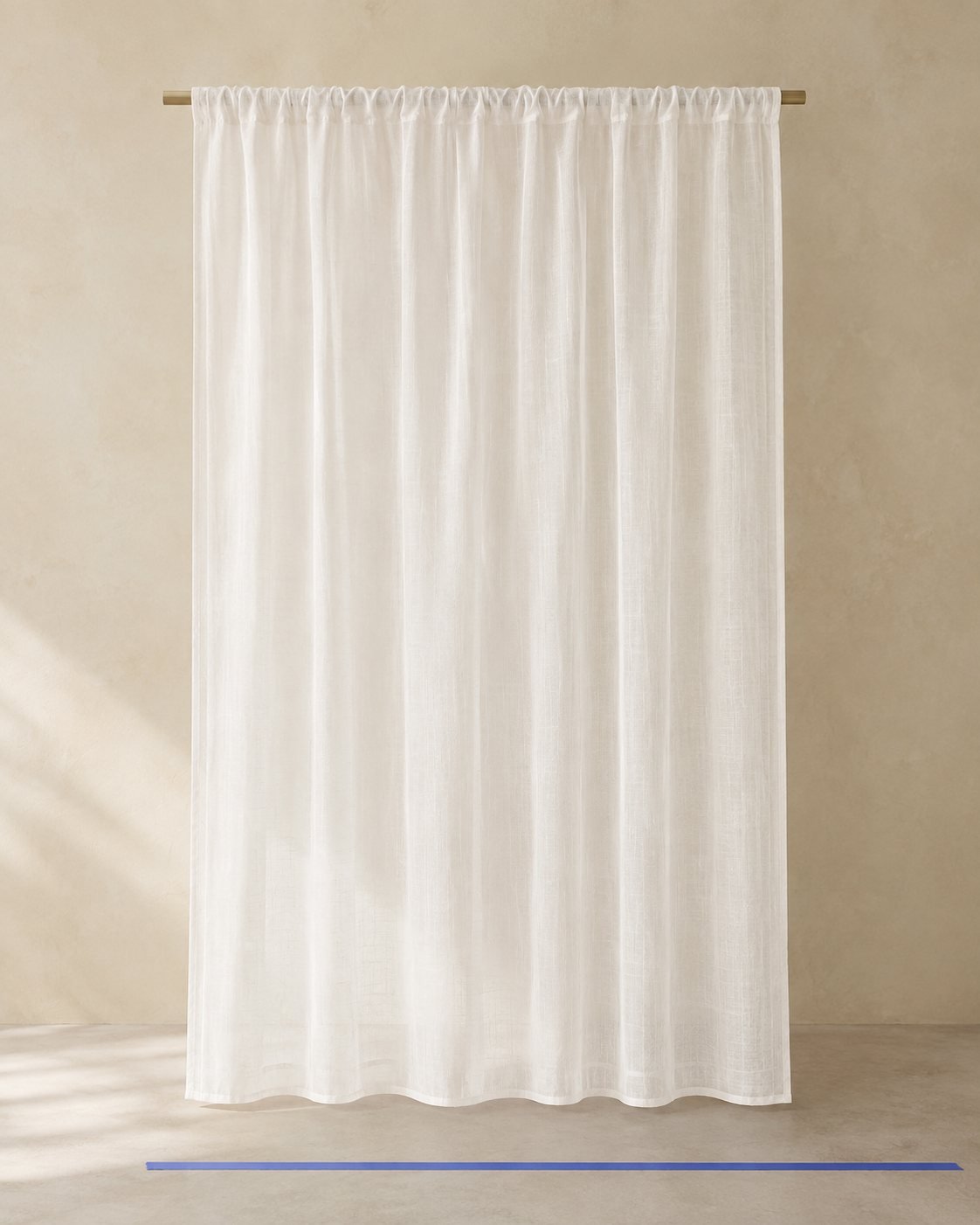 Sheer Voile Panel · Chalk