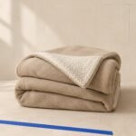 Sherpa-Back Fleece Throw
