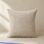 Slub Linen-Blend Cushion Cover