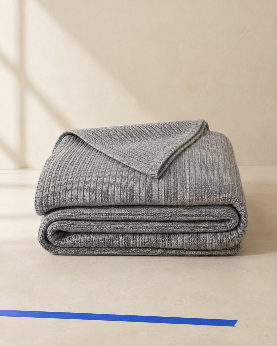Soft Rib Knit Blanket