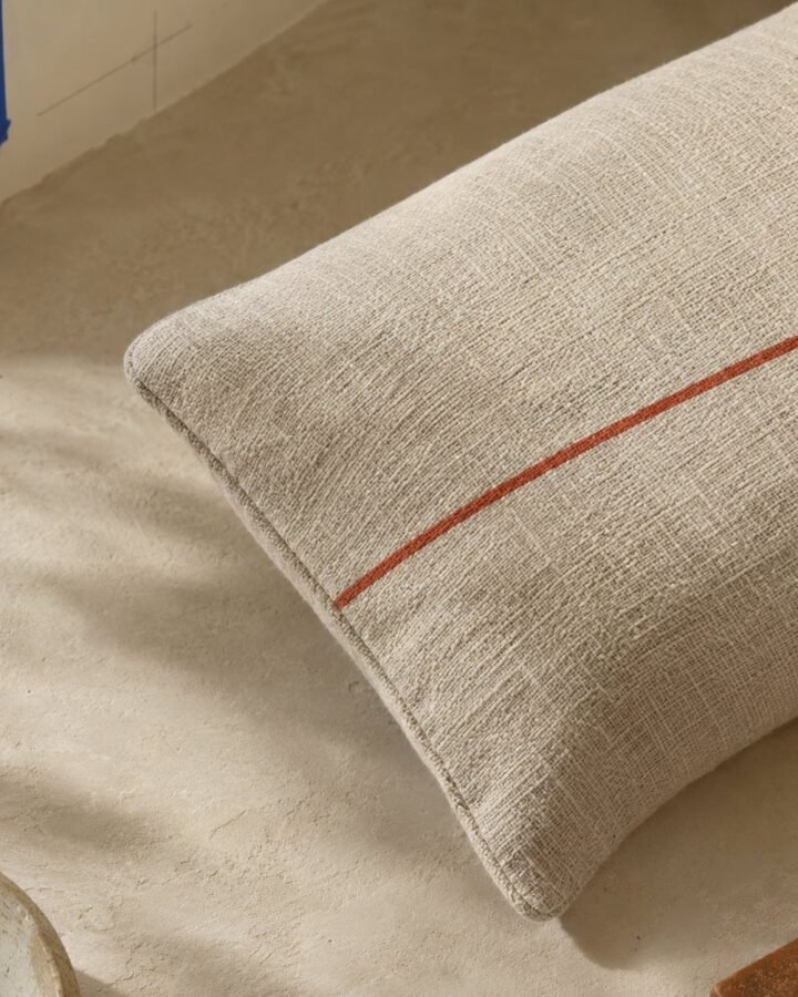 Survey Line Lumbar Cover — fabric detail