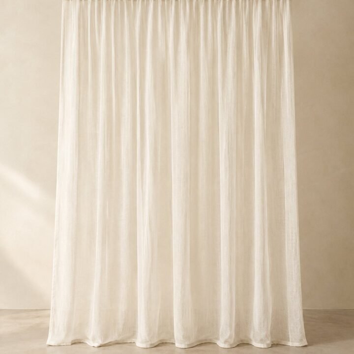 Tall Window Voile Panel