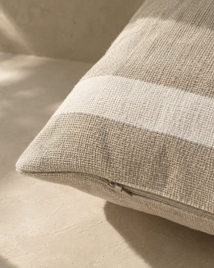 Threshold Square Cushion Cover — fabric detail