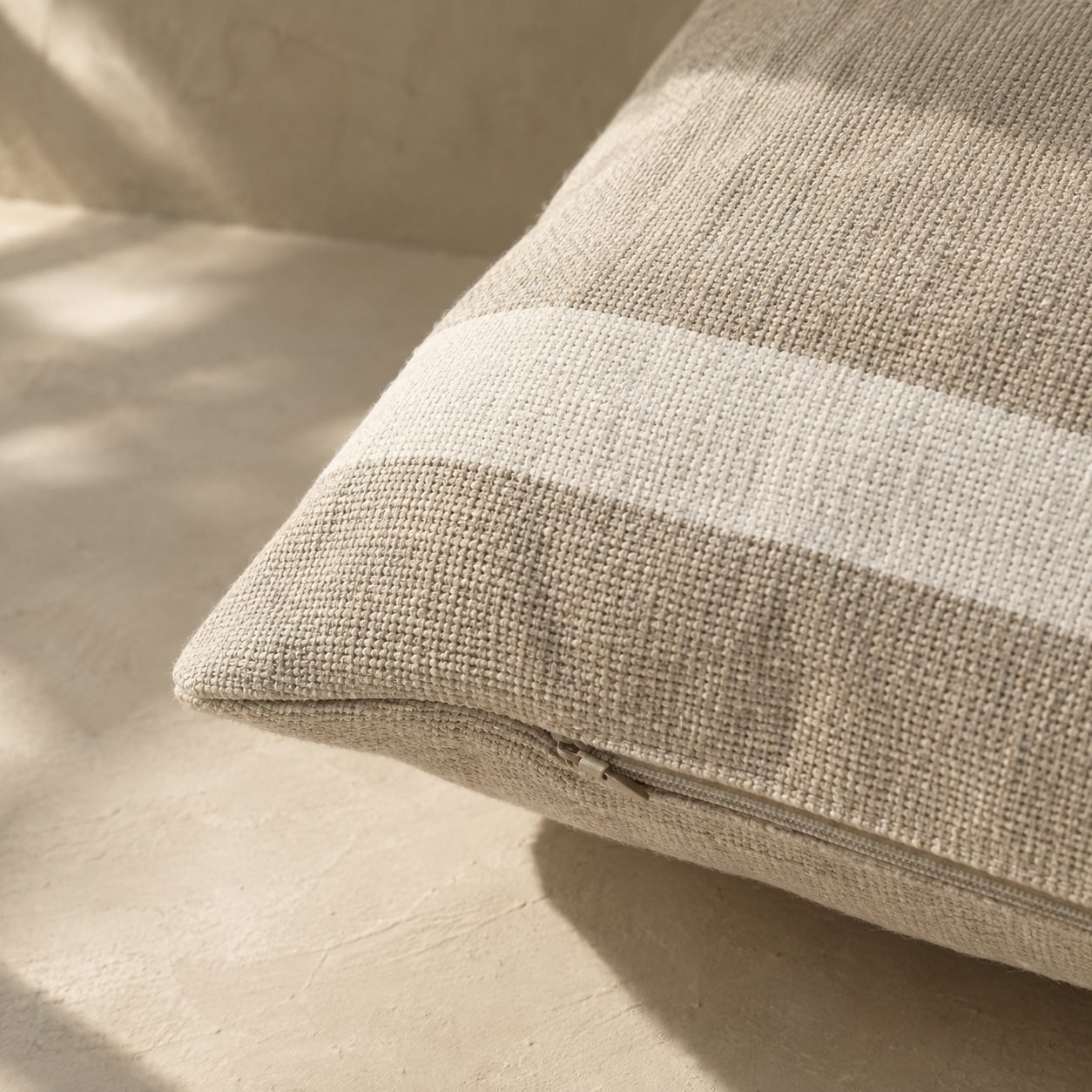 Threshold Square Cushion Cover — fabric detail