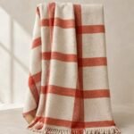 Vermilion Check Throw