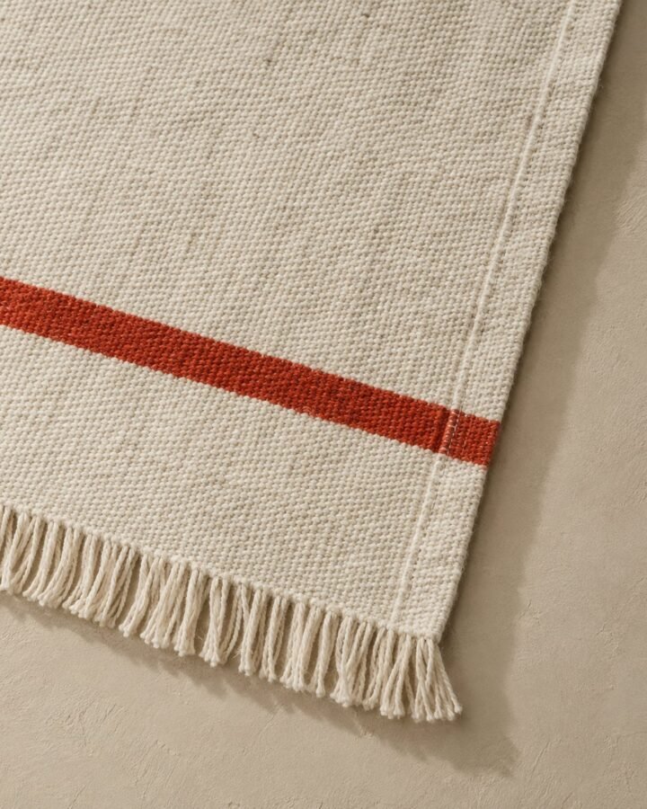 Vermilion Line Tapestry — fabric detail