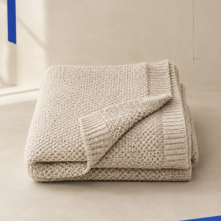 Walk-Through Knit Throw