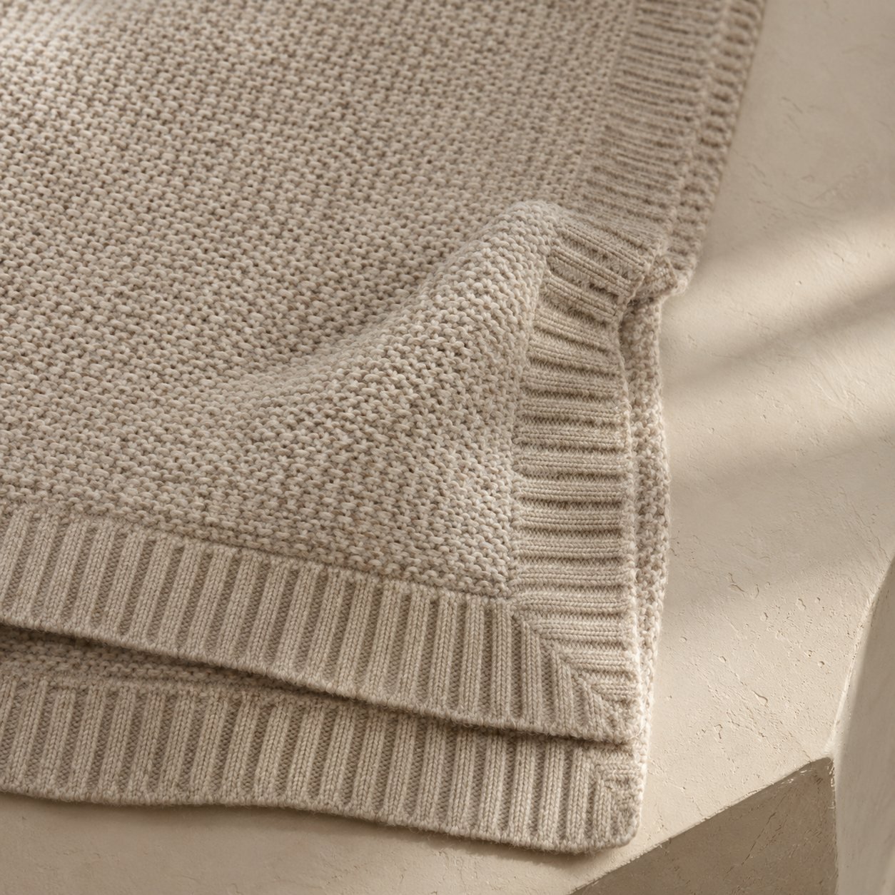 Walk-Through Knit Throw — fabric detail