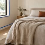 Walk-Through Knit Throw — shown in use