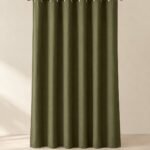 Wide Blackout Curtain · Moss
