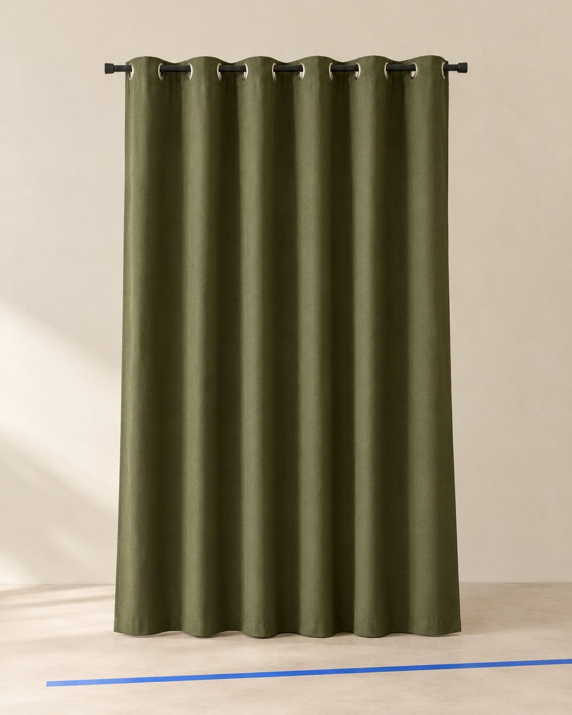 Wide Blackout Curtain · Moss