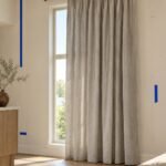 Wide Linen-Blend Curtain — shown in use